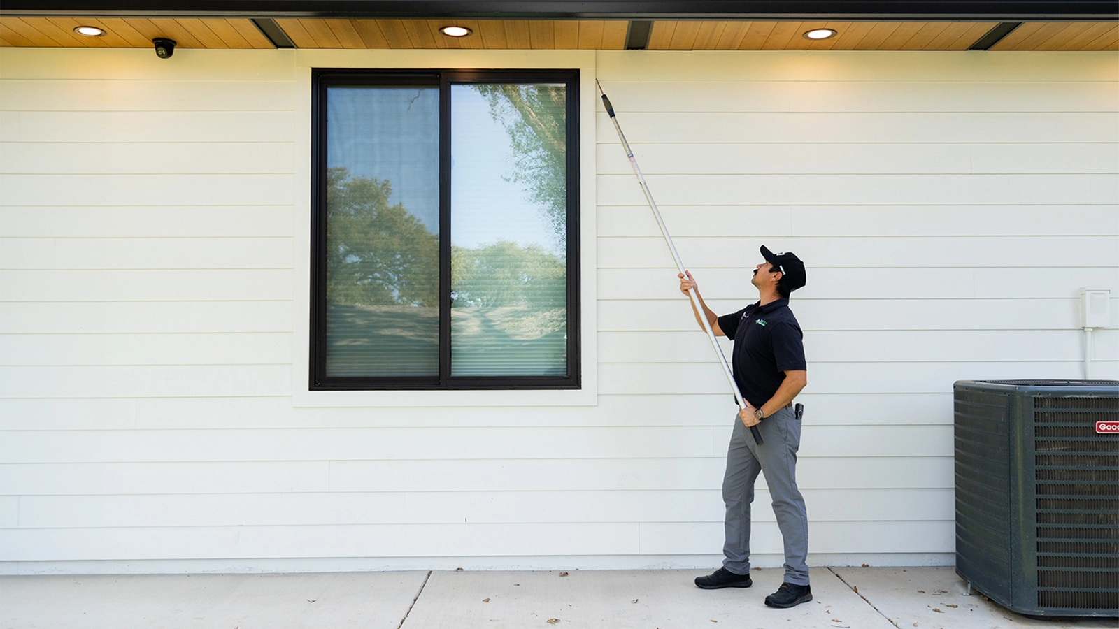 Good Life Inspections inspector in process of Termite Damage Inspection